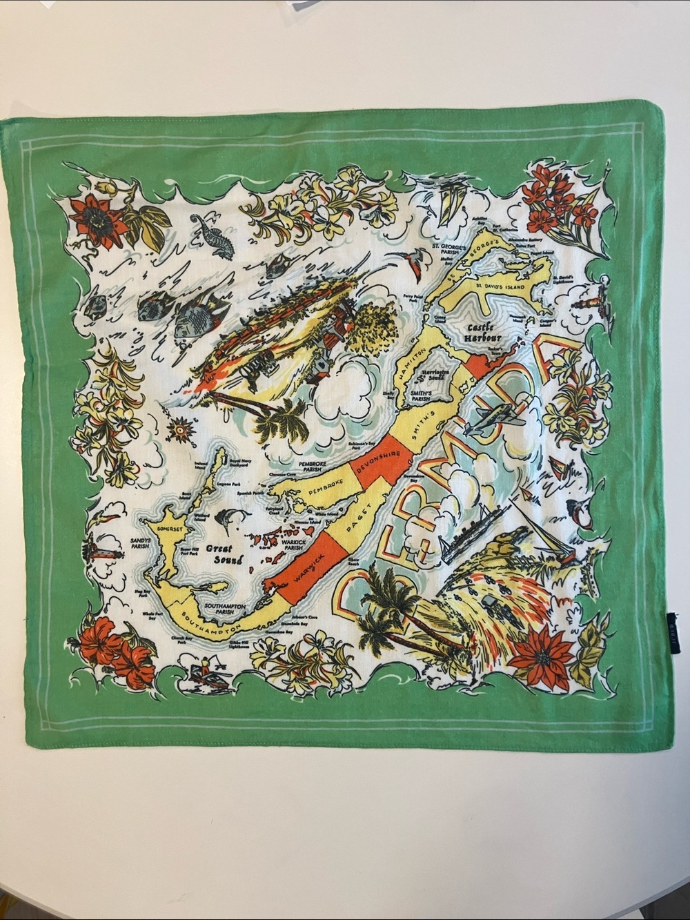 J. Crew Bermuda scarf
